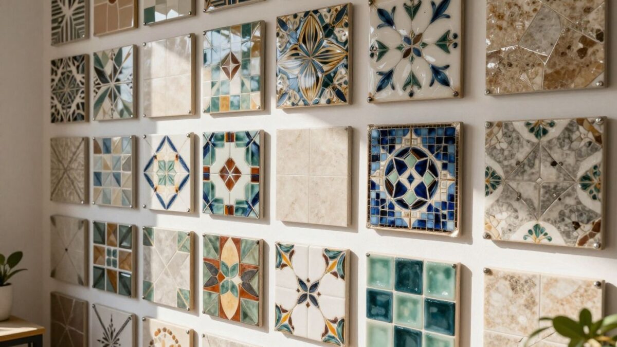 Dallas showroom with diverse tile selections.