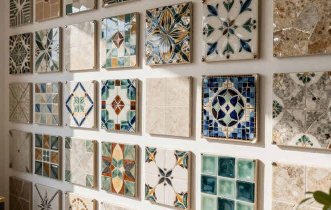 Dallas showroom with diverse tile selections.