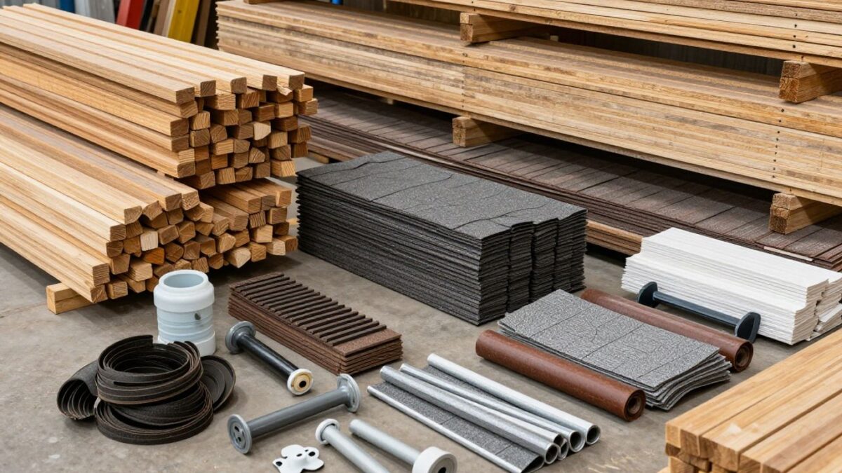 Wholesale building products: lumber, shingles, and hardware.